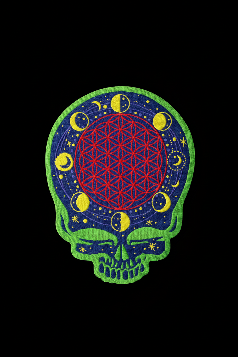 Headspace Portal: Psychedelic Skull Patch