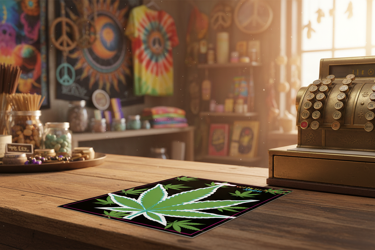 Leaf Me Be Sticker