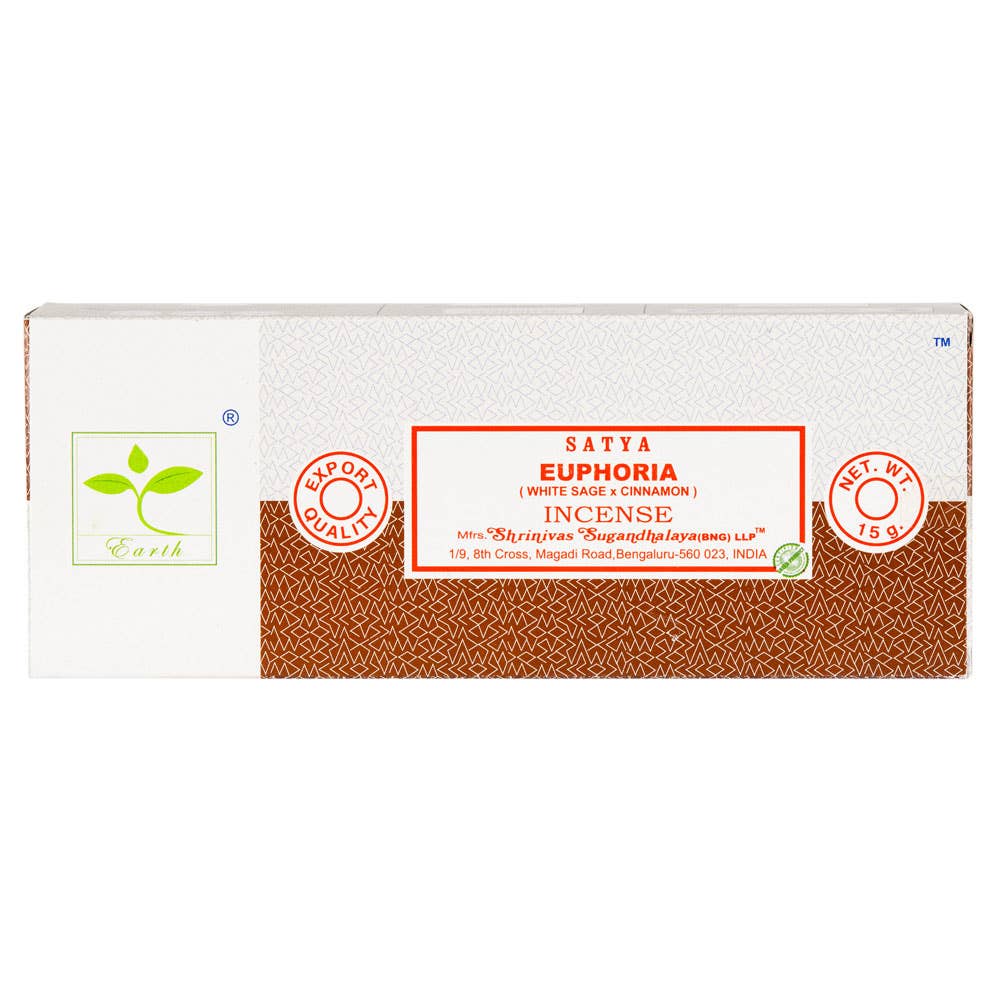 SATYA WHITE SAGE INCENSE STICKS: GARDEN OF EDEN