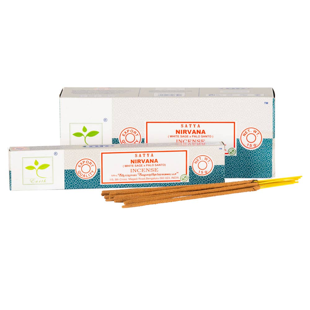 SATYA WHITE SAGE INCENSE STICKS: GARDEN OF EDEN