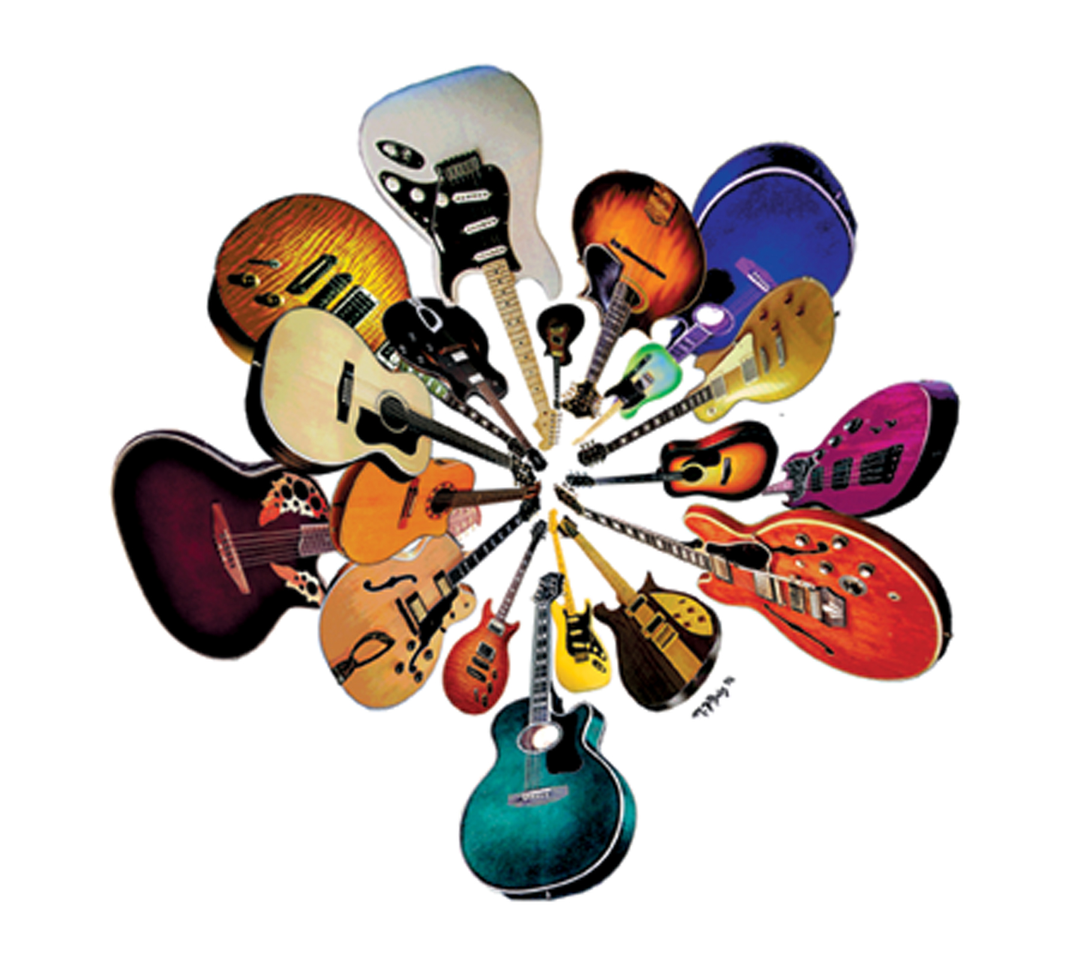 Guitars Sticker