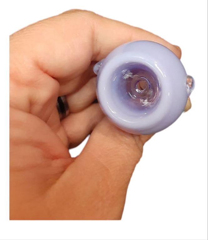 14.5mm Purple Glass Bowl