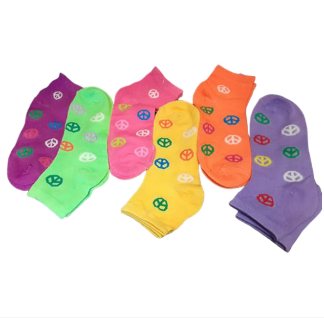 Soul Soles – Peace Sign Ankle Socks