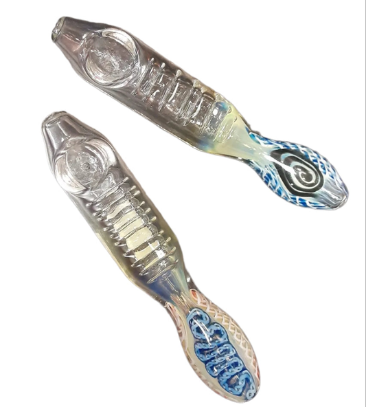 Highway to Haze — 5.5" Clear Glass Steamroller