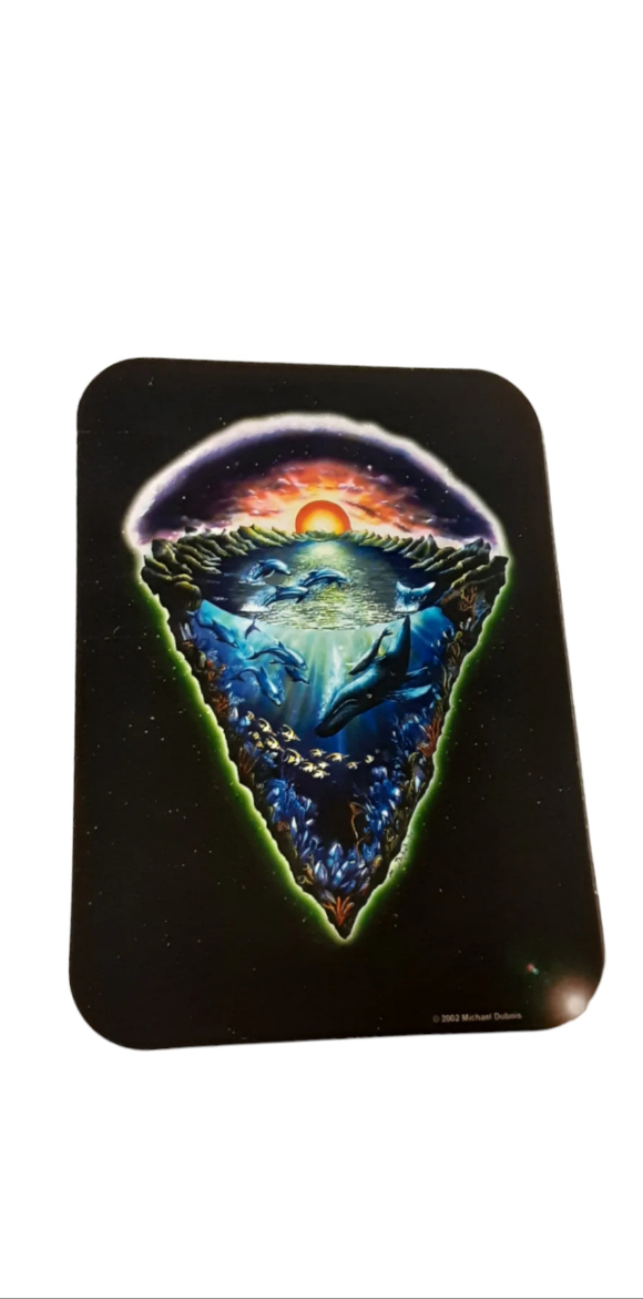 Mike DuBois Large Rectangular Stickers – Art That Demands Attention