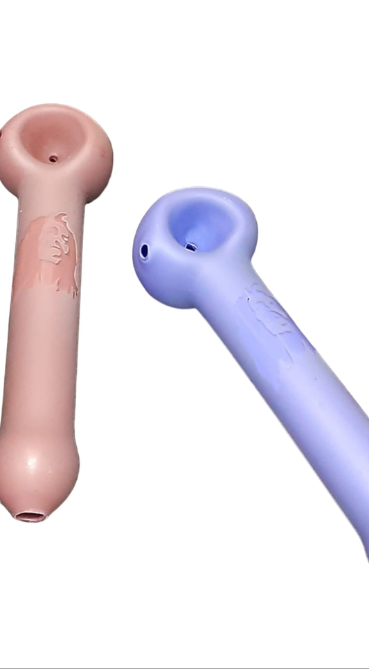 One Love Frosted Glass Pipe