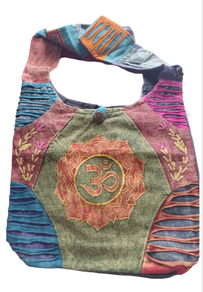 OmBloom Patchwork Satchel – Carry Your Calm, Colorfully