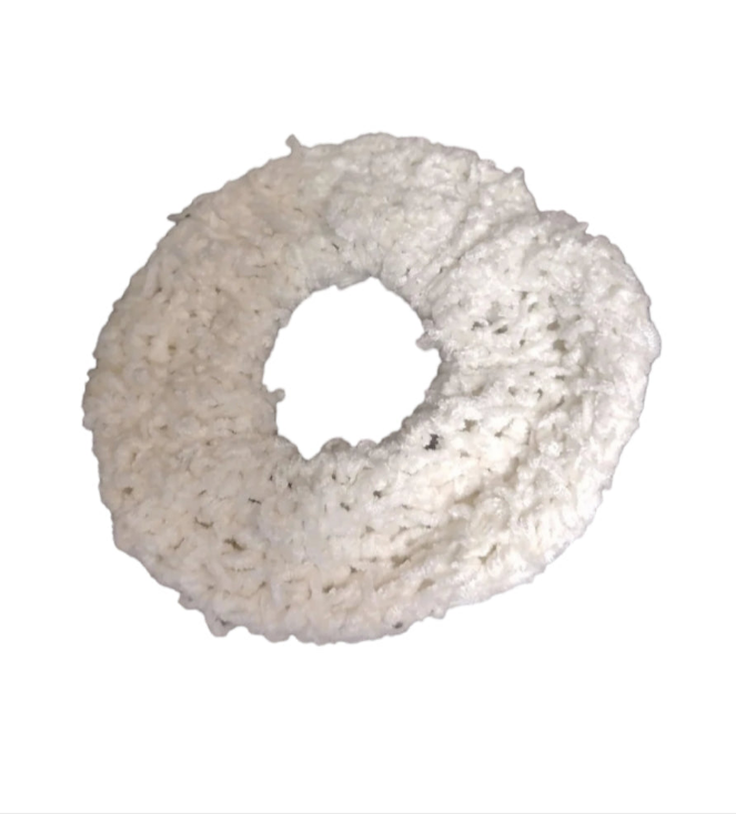 Cosmic Coil Crochet Scrunchies