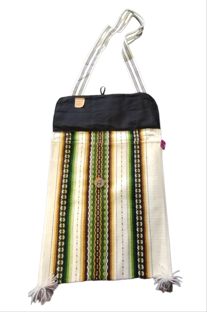Hualhuas SoulTote — Handwoven Wool Shoulder Bag with Andean Roots