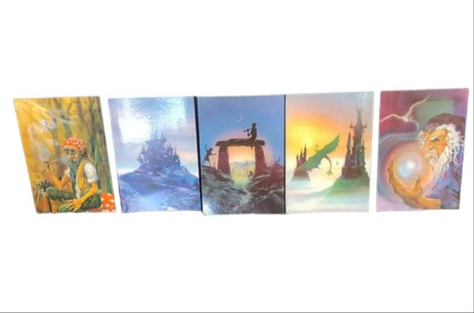 Realm Runners — Fantasy Postcard Collection by Grant Woodbridge