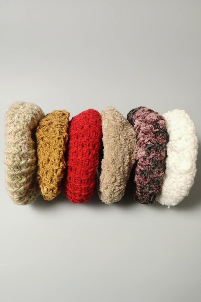 Cosmic Coil Crochet Scrunchies