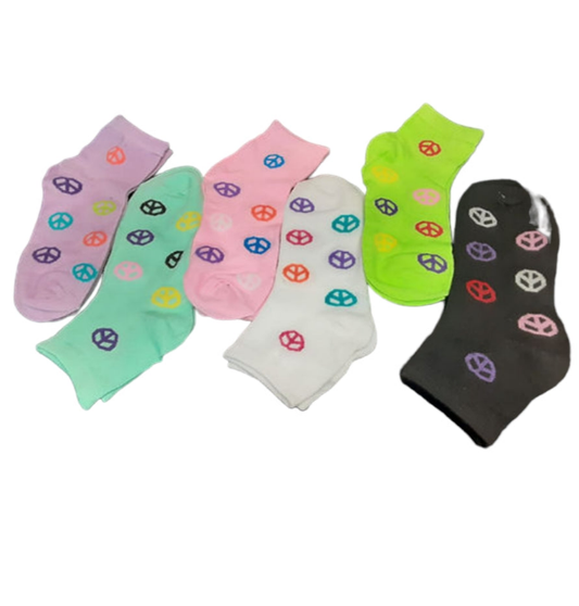 Soul Soles – Peace Sign Ankle Socks