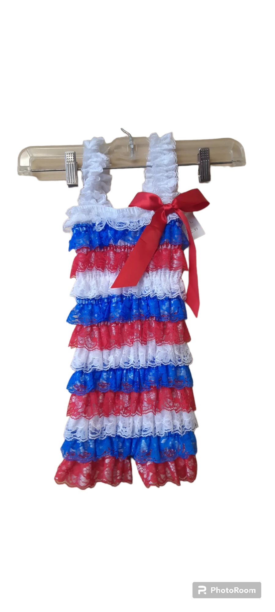 Multi colored petti rompers