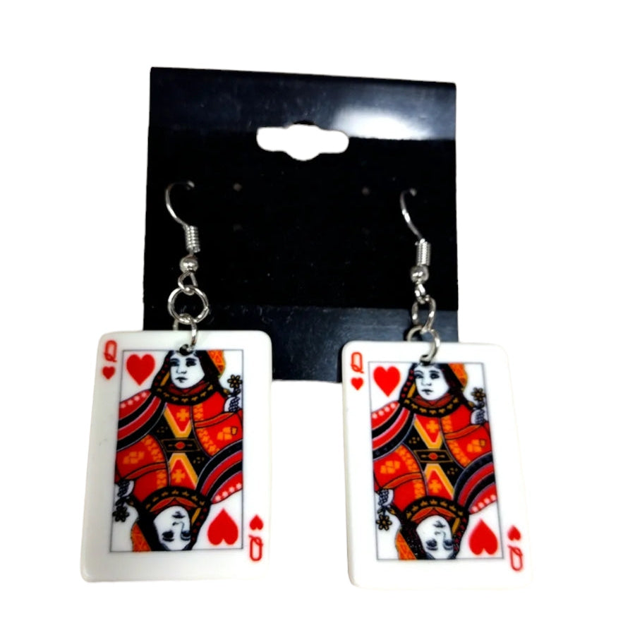 Decked Out Danglers – Playing Card Earrings