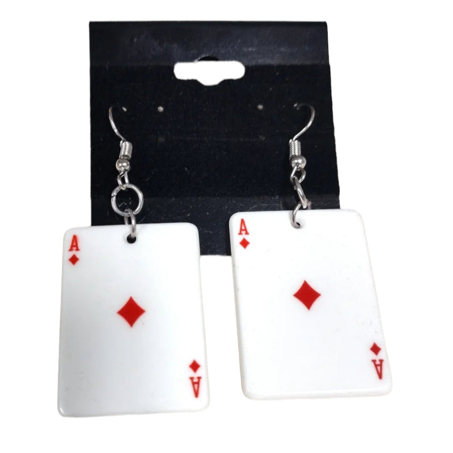 Decked Out Danglers – Playing Card Earrings