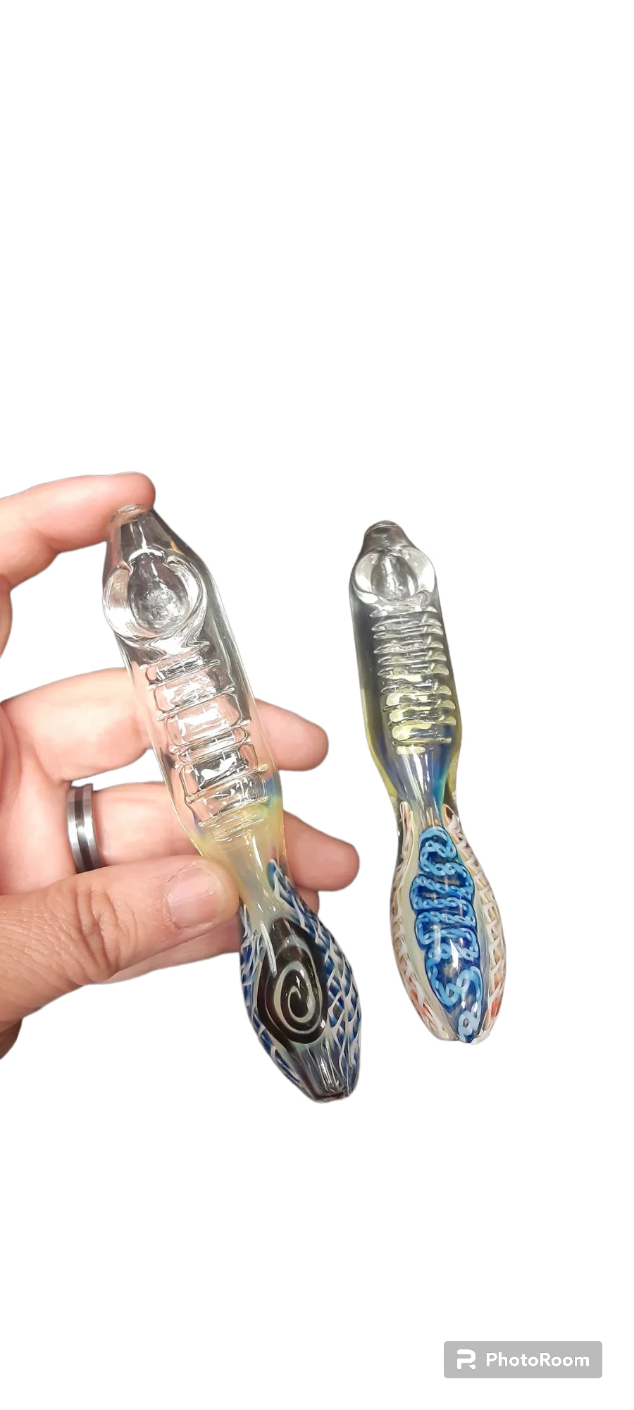Clear glass steam roller