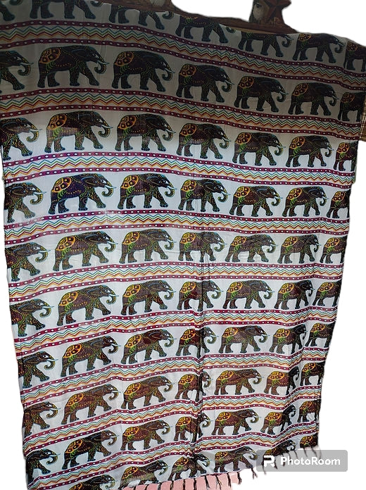 Elephant March Sarong