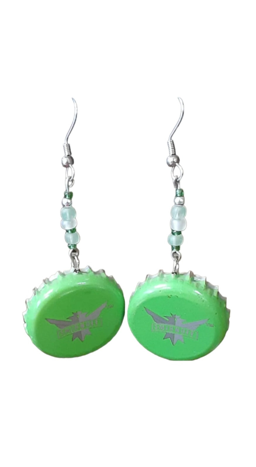 Tipsy Trinkets – Recycled Bottle Cap Earrings