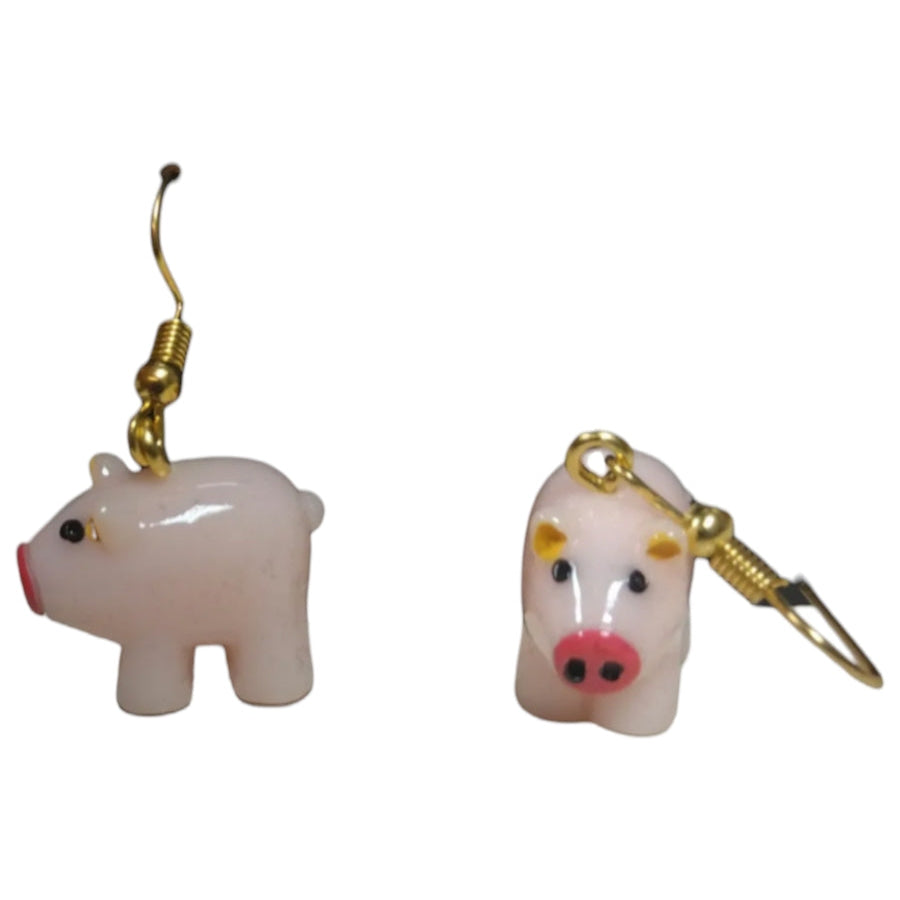 "Moo'd Swingz" Farm Charm Earrings