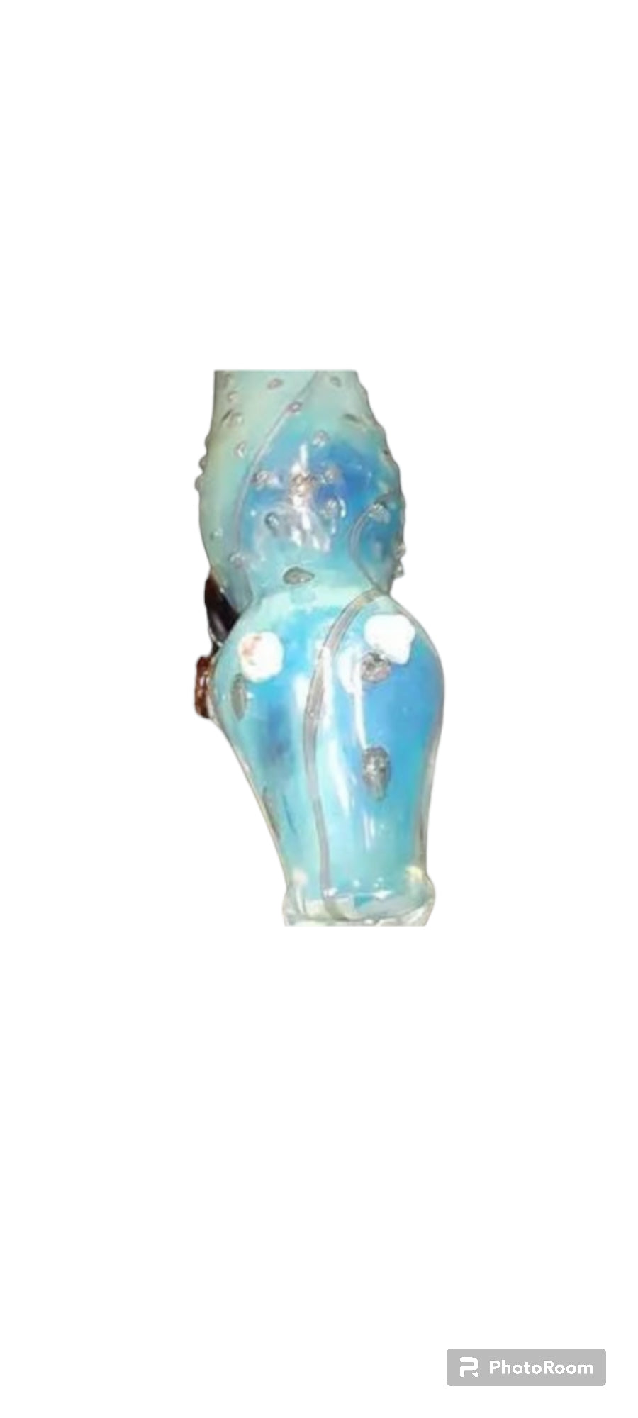Fumed Glass Alligator Pipe