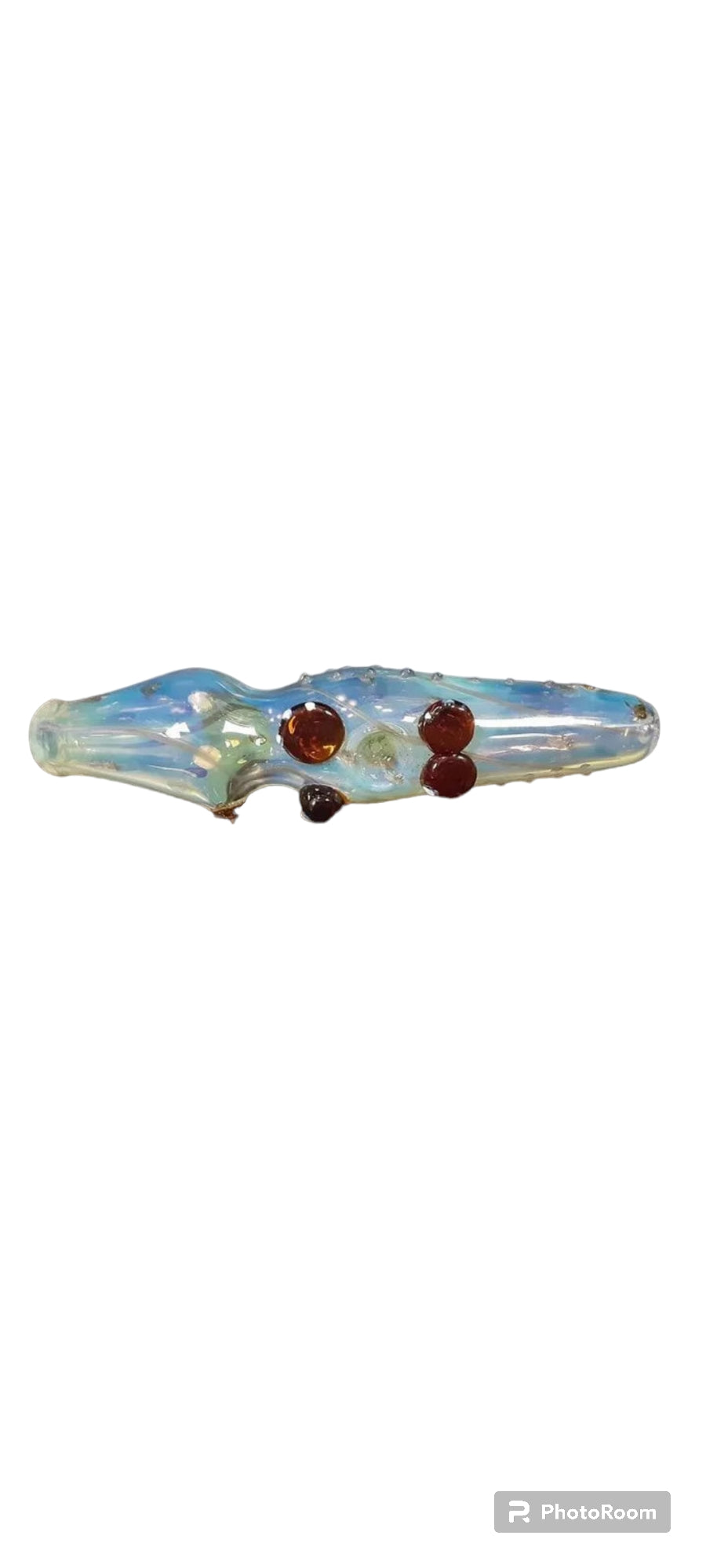 Fumed Glass Alligator Pipe