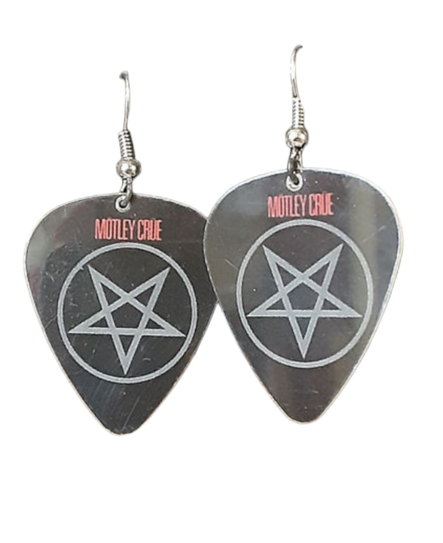 Shred to Death – Rock ‘n’ Roll Guitar Pick Earrings