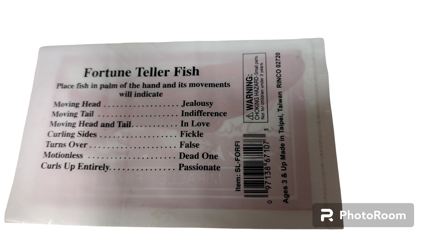 Fickle Flick Fortune Fish