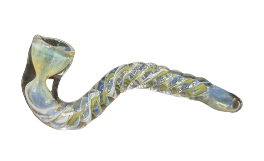 Citrus Haze Sherlock β Fumed Swirly Pocket Pipe