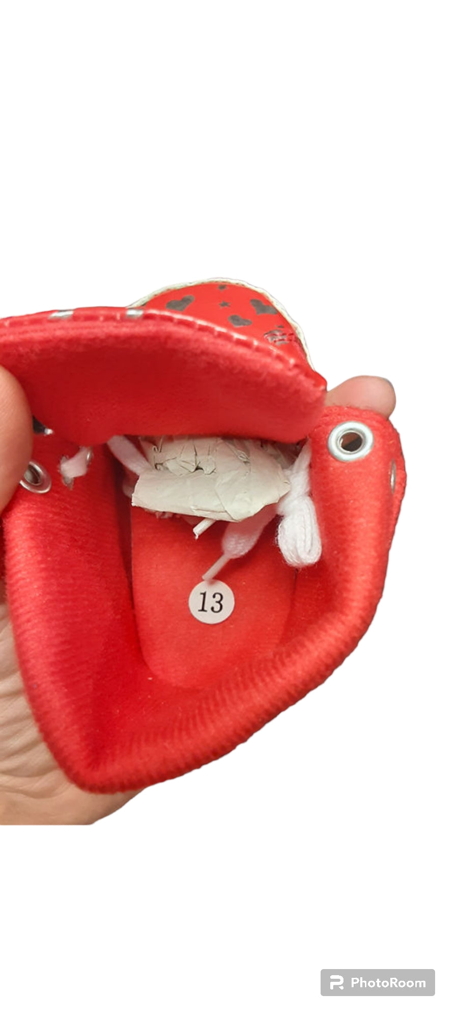 Red Heart Baby Shoes