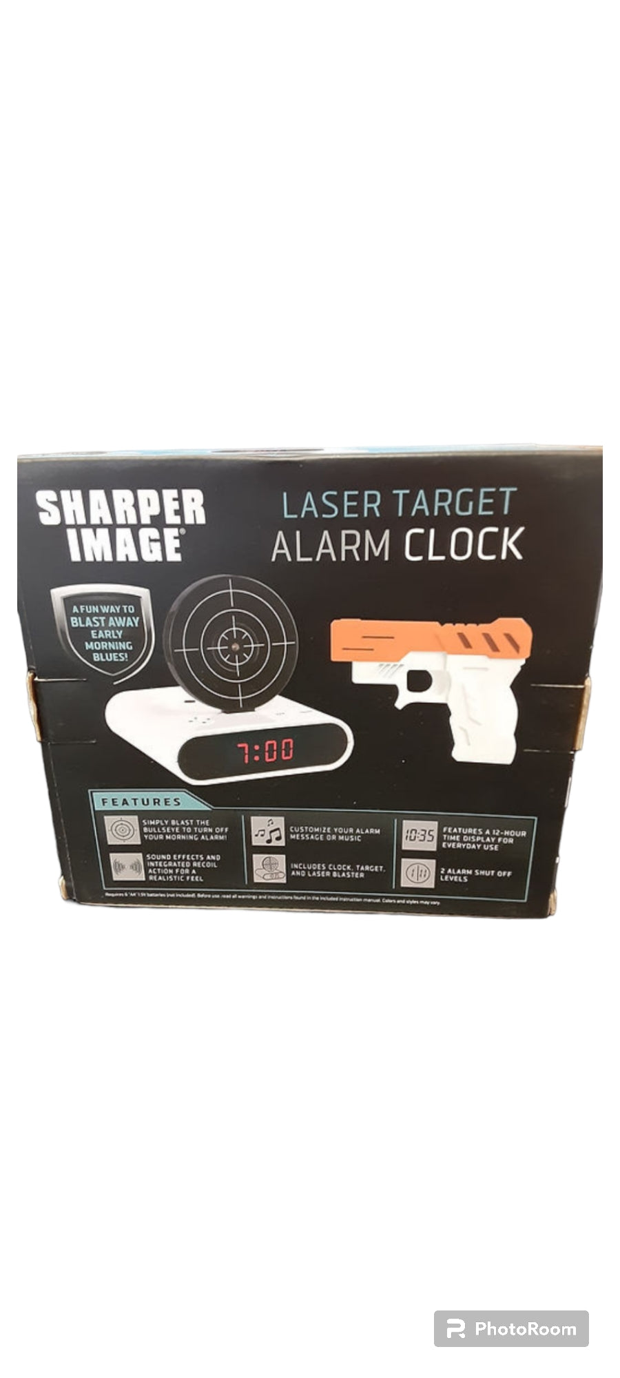 Laser Target Alarm Clock