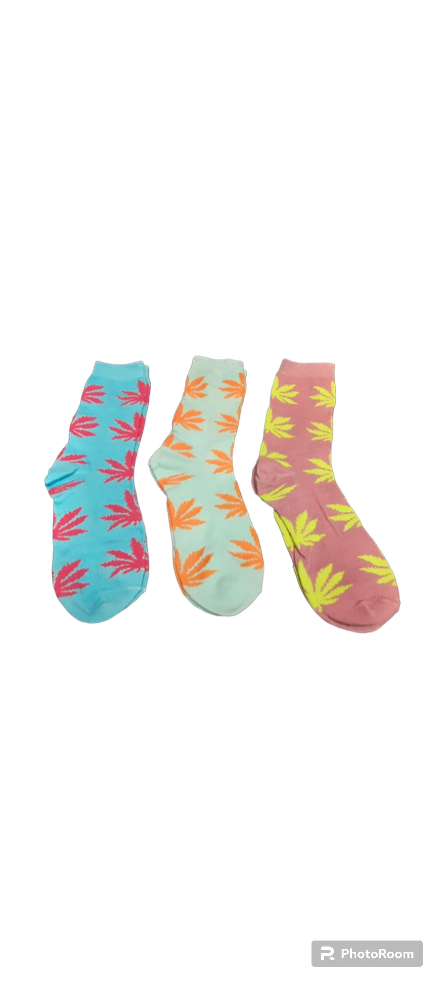 Tall leaf socks
