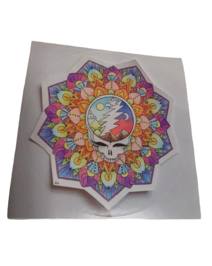 Stealie Vibes Mandala Sticker