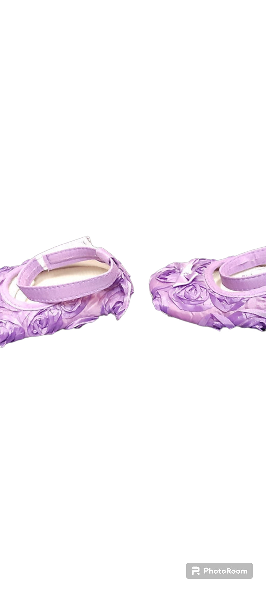 Purple Flower Baby Shoes