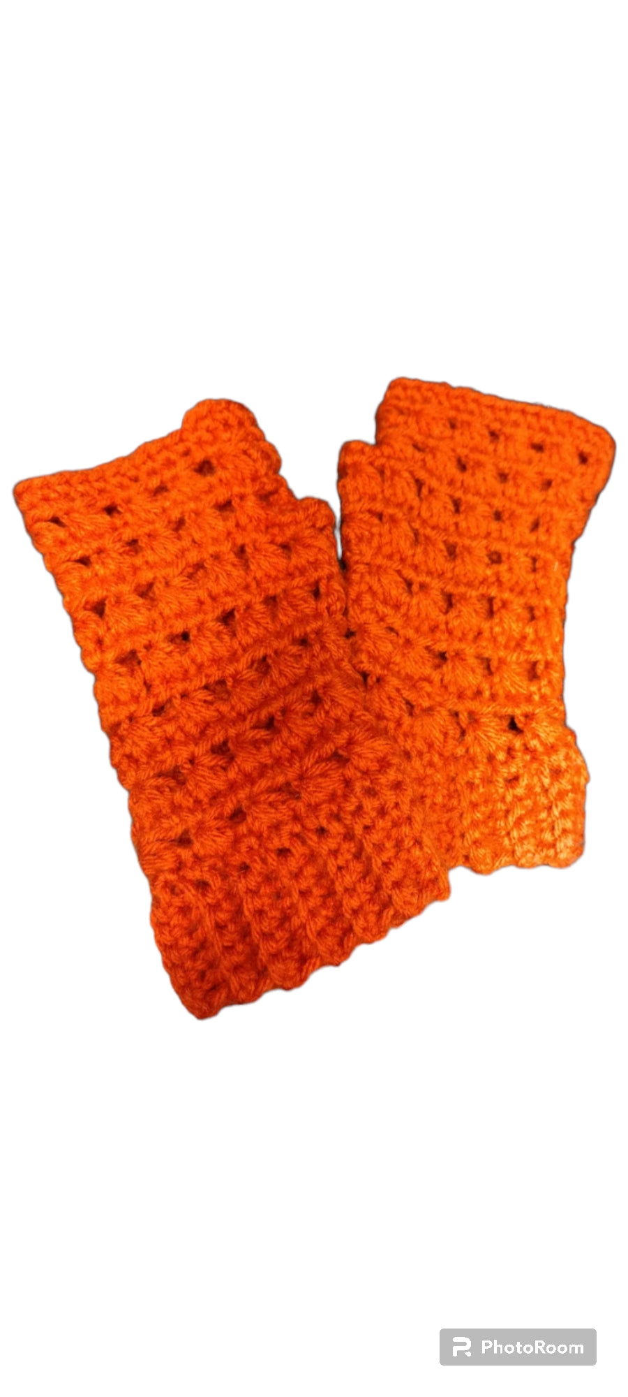 Orange Wrist Warmers