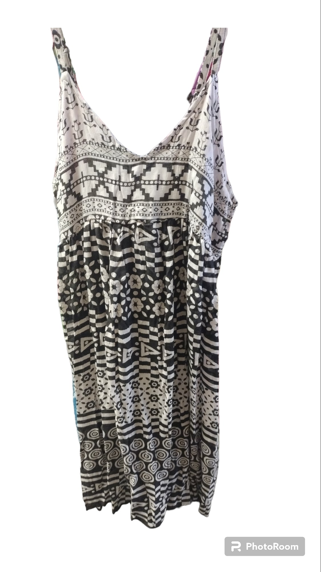 Crinkle Rayon Sheer Dress