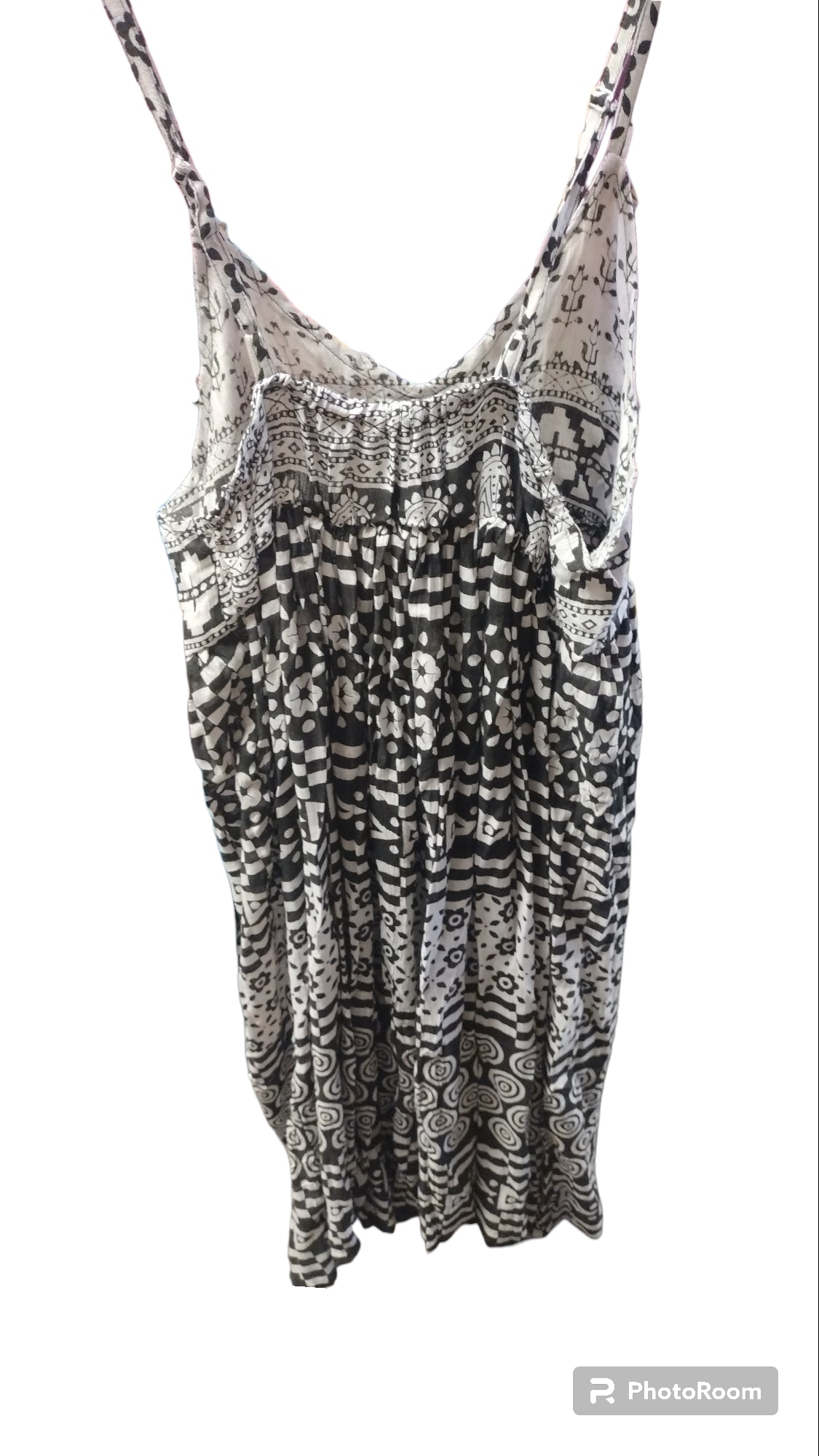 Crinkle Rayon Sheer Dress