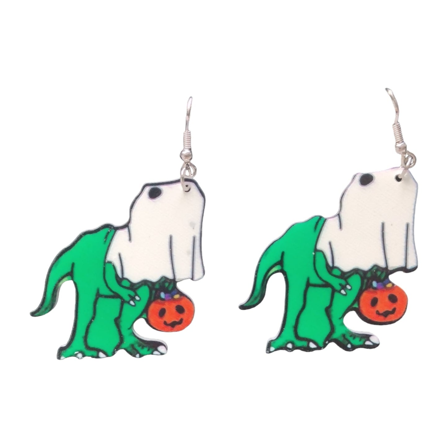 Prehysterical Dangles  – Dino Charm Earrings