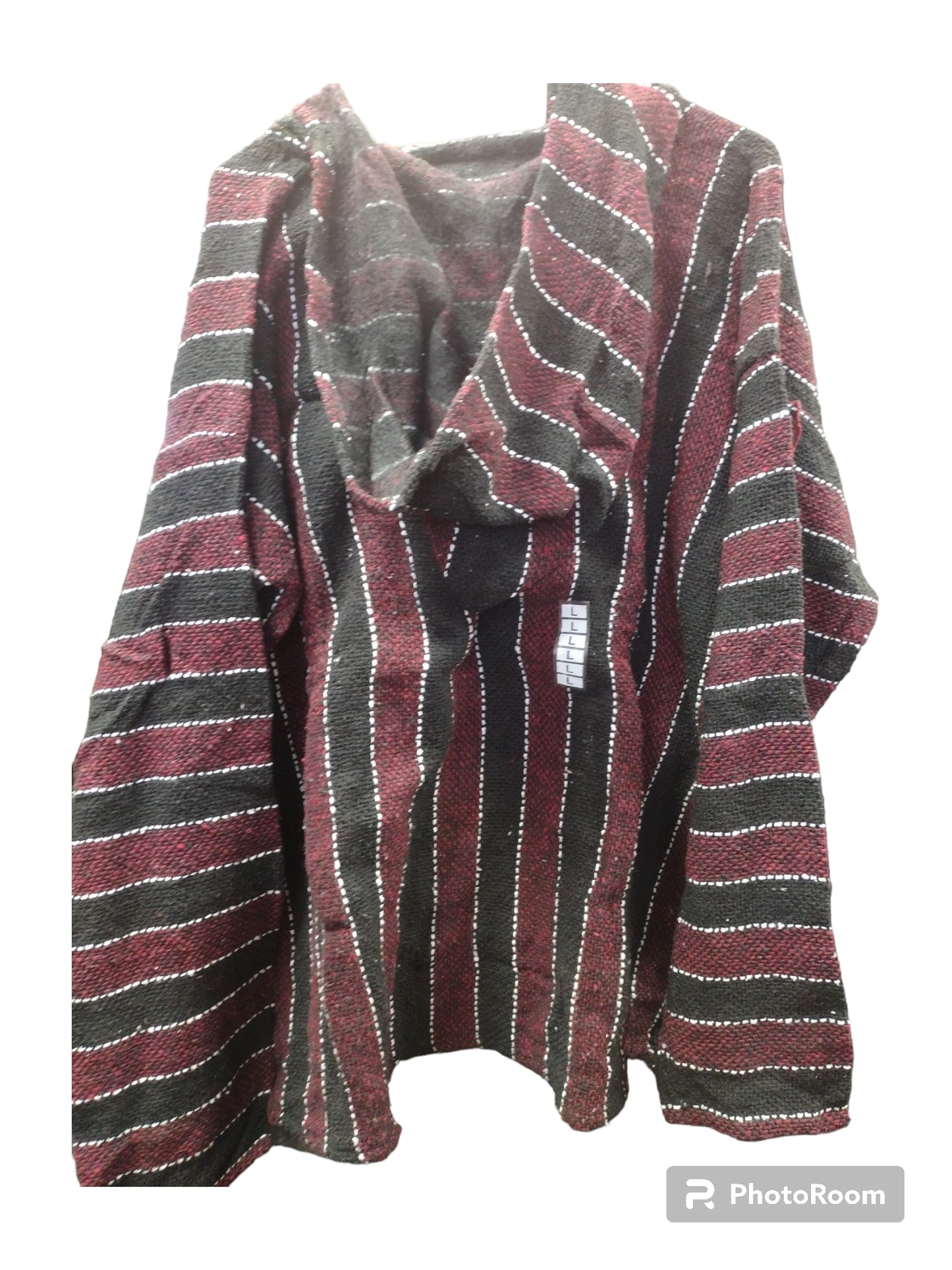 Baja Shirt Striped Hoodies - Large