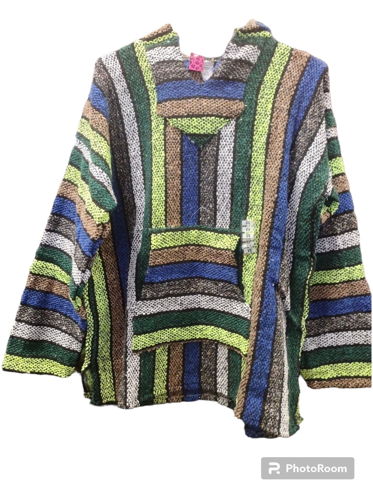 Baja Jacket Striped Hoodie - Medium