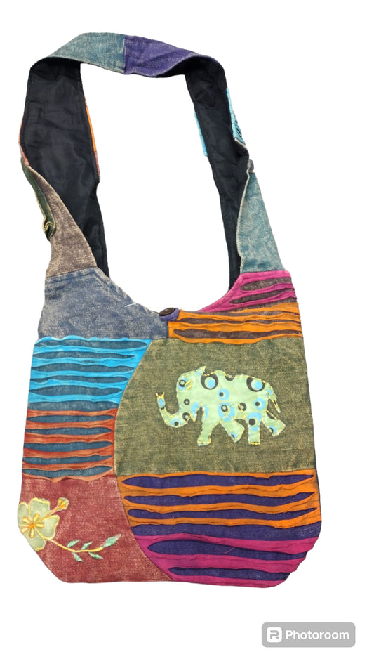 EleMystic Patchwork Bag – Wander Boldly, Carry Spirit