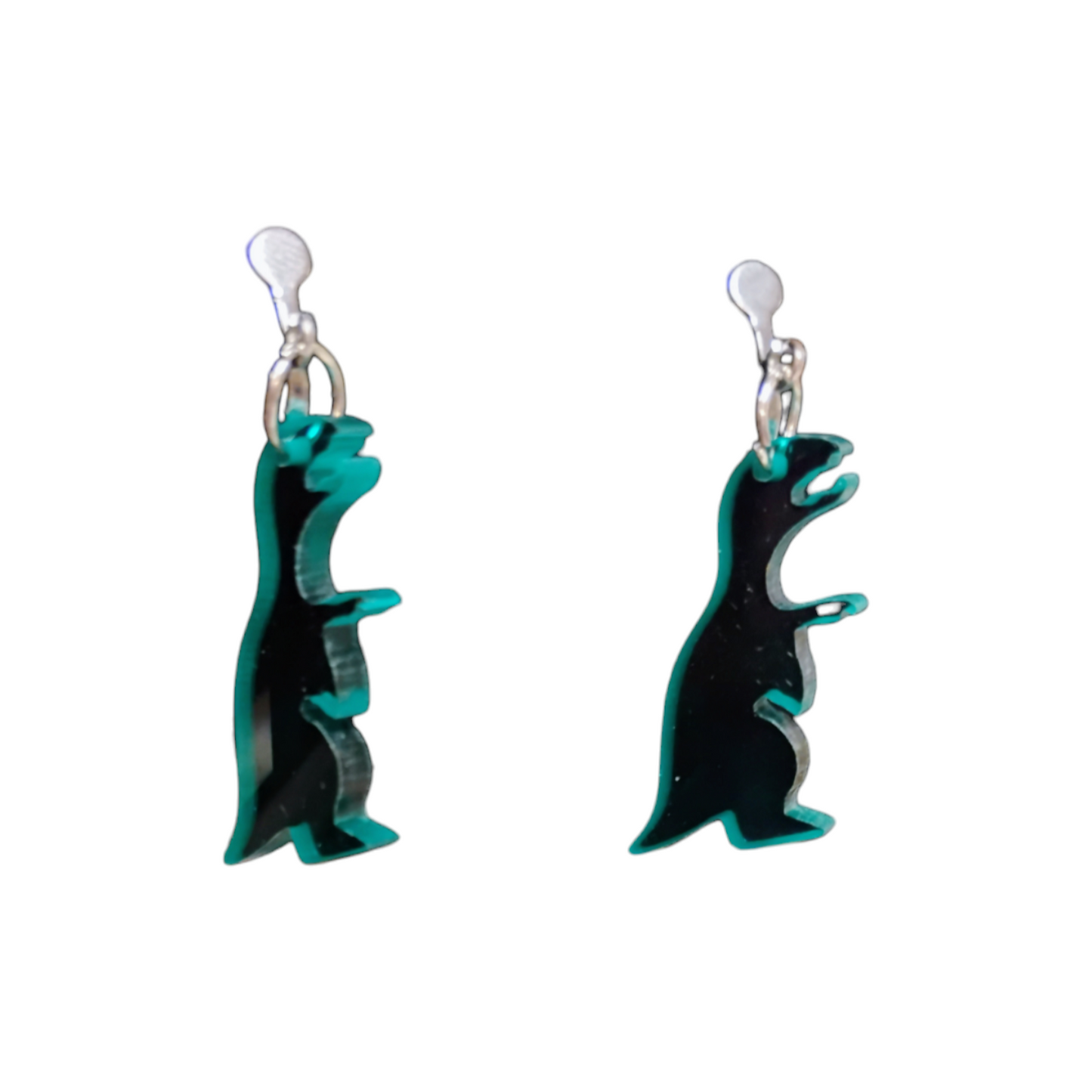 Prehysterical Dangles  – Dino Charm Earrings