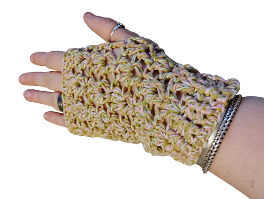 Petal Punk Fingerless Gloves