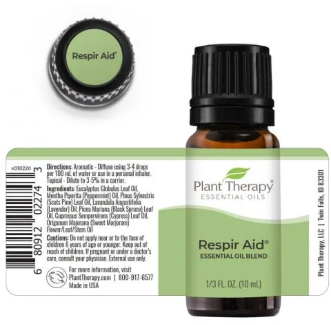 Respir Aid® Essential Oil Blend — Plant Therapy | 10ml