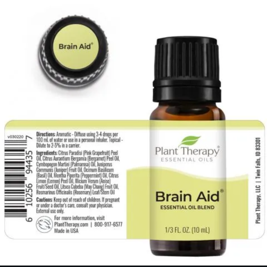Brain Aid™ Essential Oil Blend — Plant Therapy | 10ml