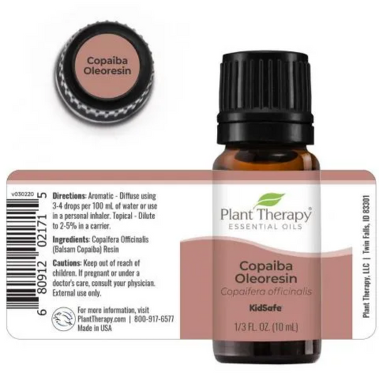 Copaiba Oleoresin Essential Oil — Plant Therapy | 10ml