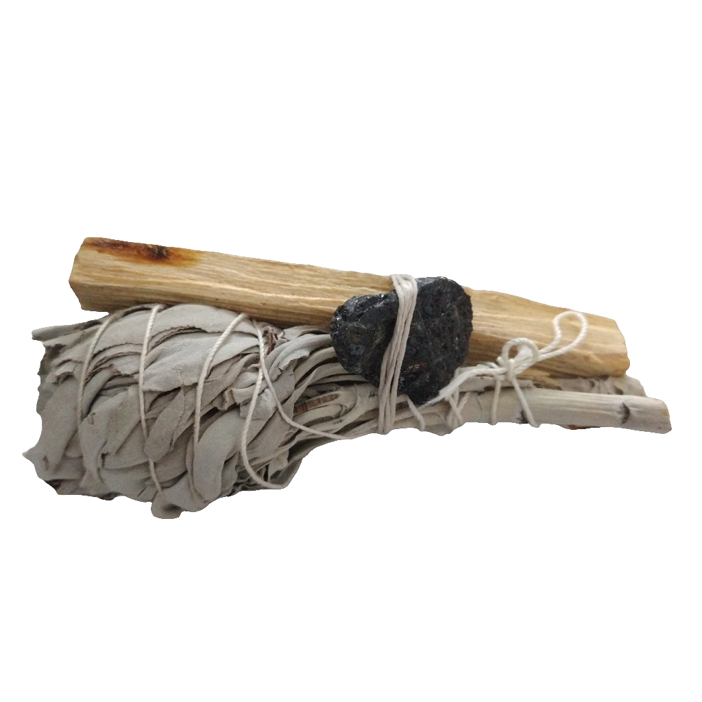 Sage Bundle W/ Gemstone And Palo Santo