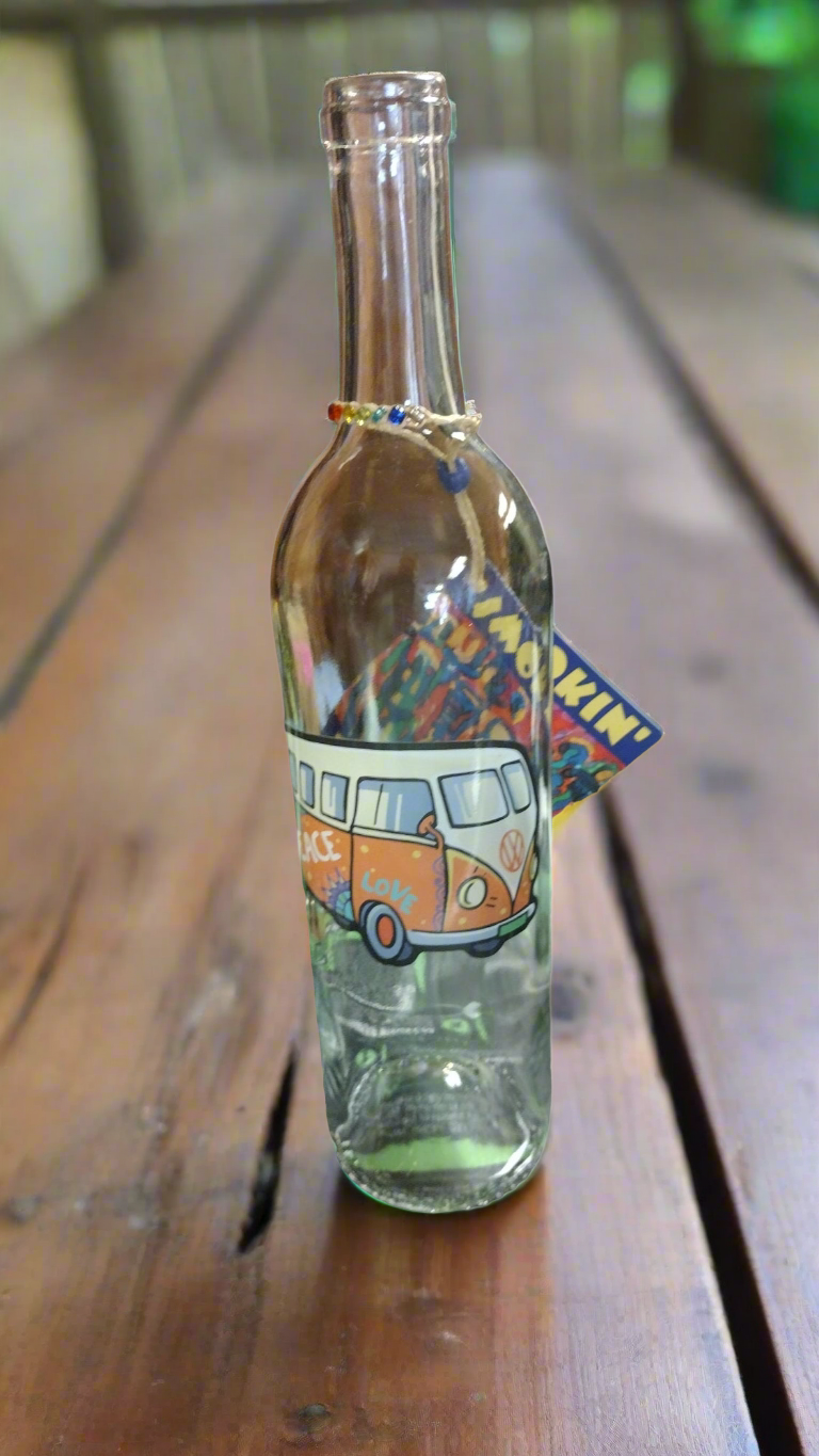 Vibe Van โ VW Bus Glass Incense Burner Bottle (11.5")