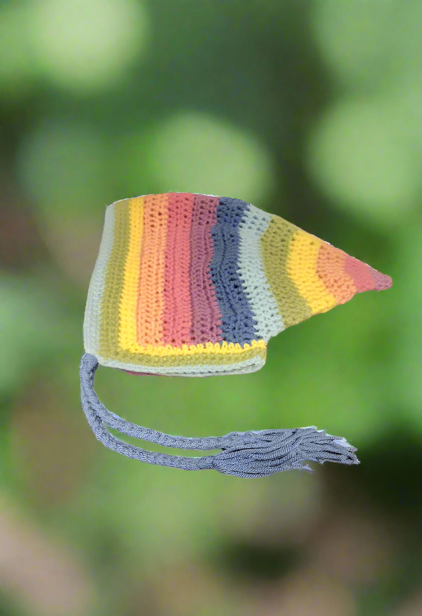 Rainbow Whirlwind Hat