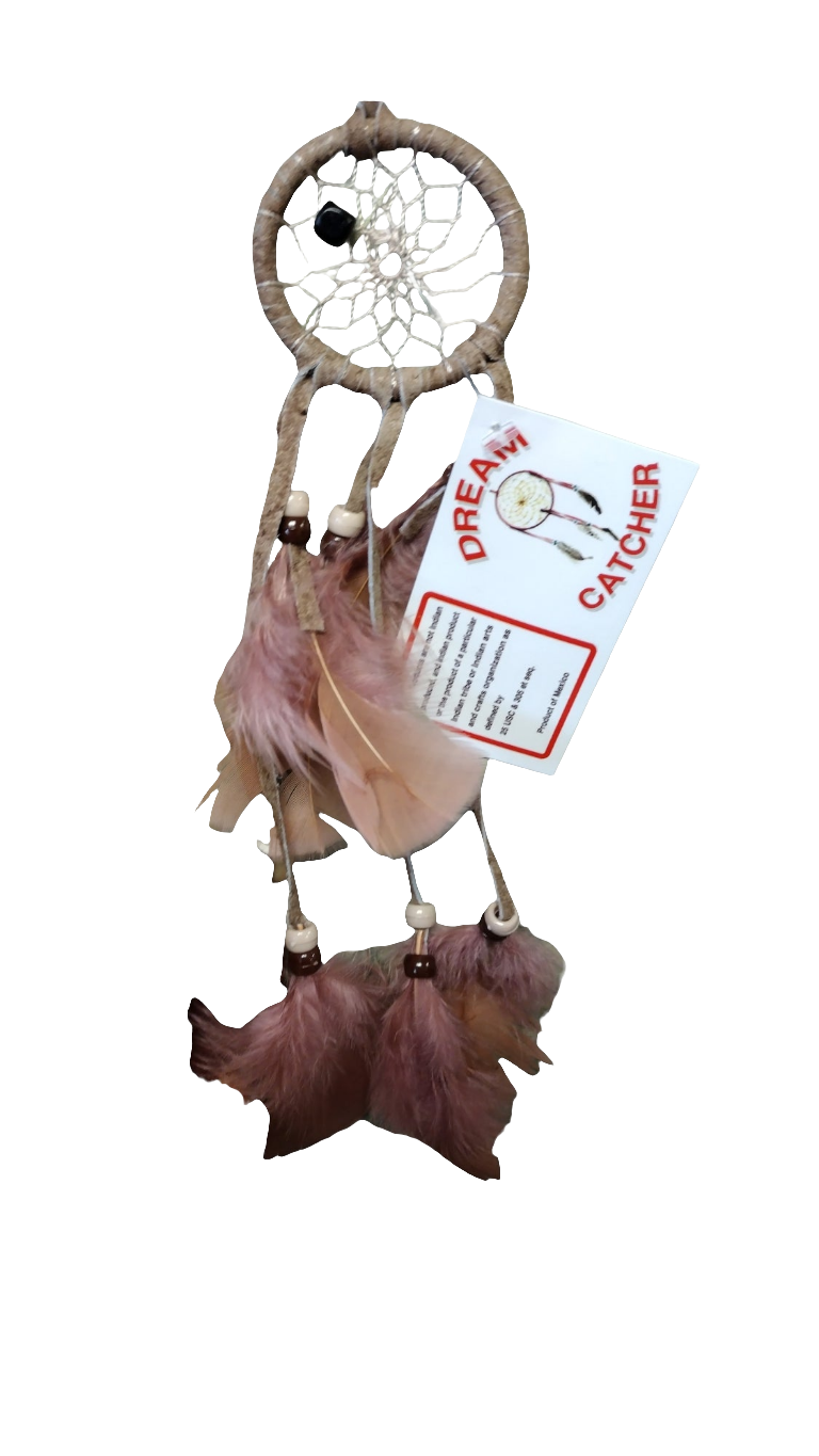 Dream Catcher Hand Made Decorative 3" Assorted Colors