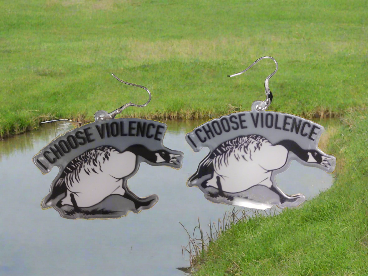 Honk If You're Hostile Earrings